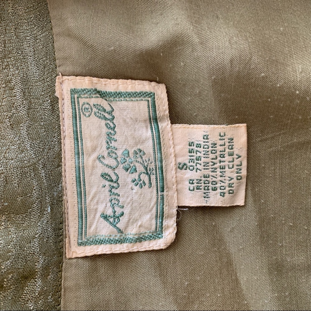 April Cornell Blazer Jacket Button Front Vintage - image 5